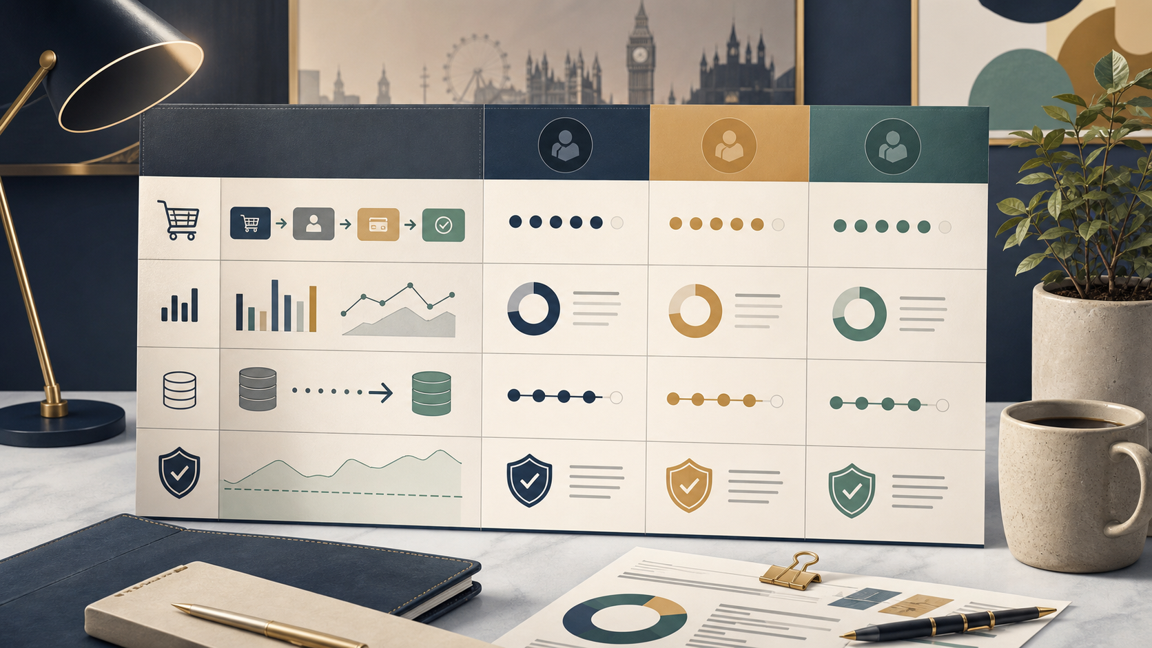 Ecommerce agency scorecard covering checkout, analytics, and migration
