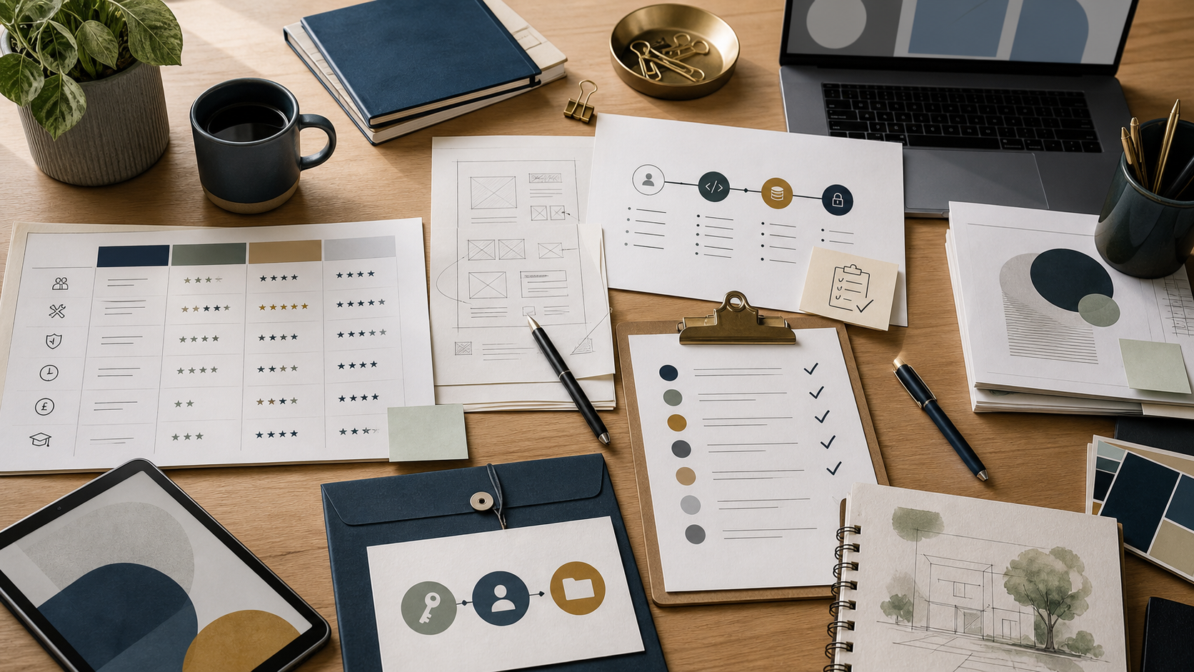 Agency discovery workflow for a small business website project