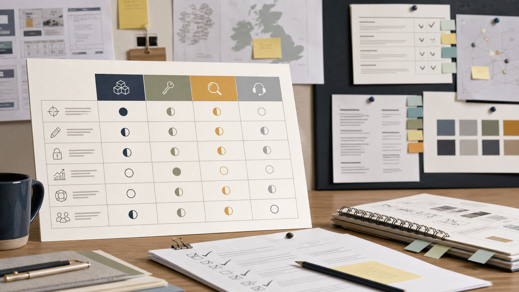Web design agency scorecard covering scope, ownership, SEO, and support
