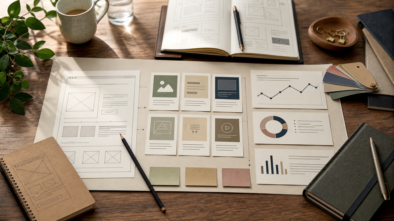Website redesign RFP checklist with agency proposal scorecards
